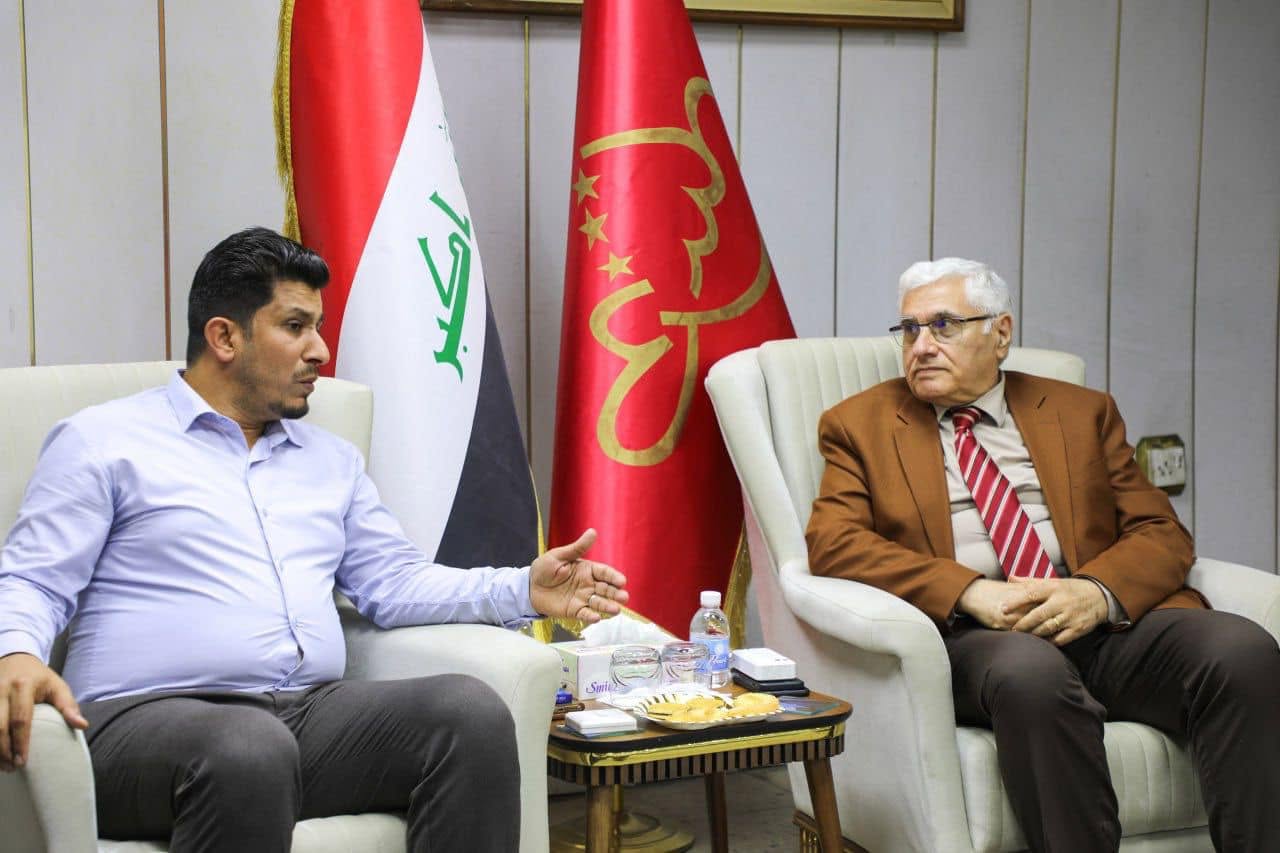 البيت الوطني يزور الحزب الشيوعي العراقي .