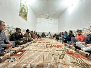 الامين العام للبيت الوطني يزور قرى قضاء الشطرة