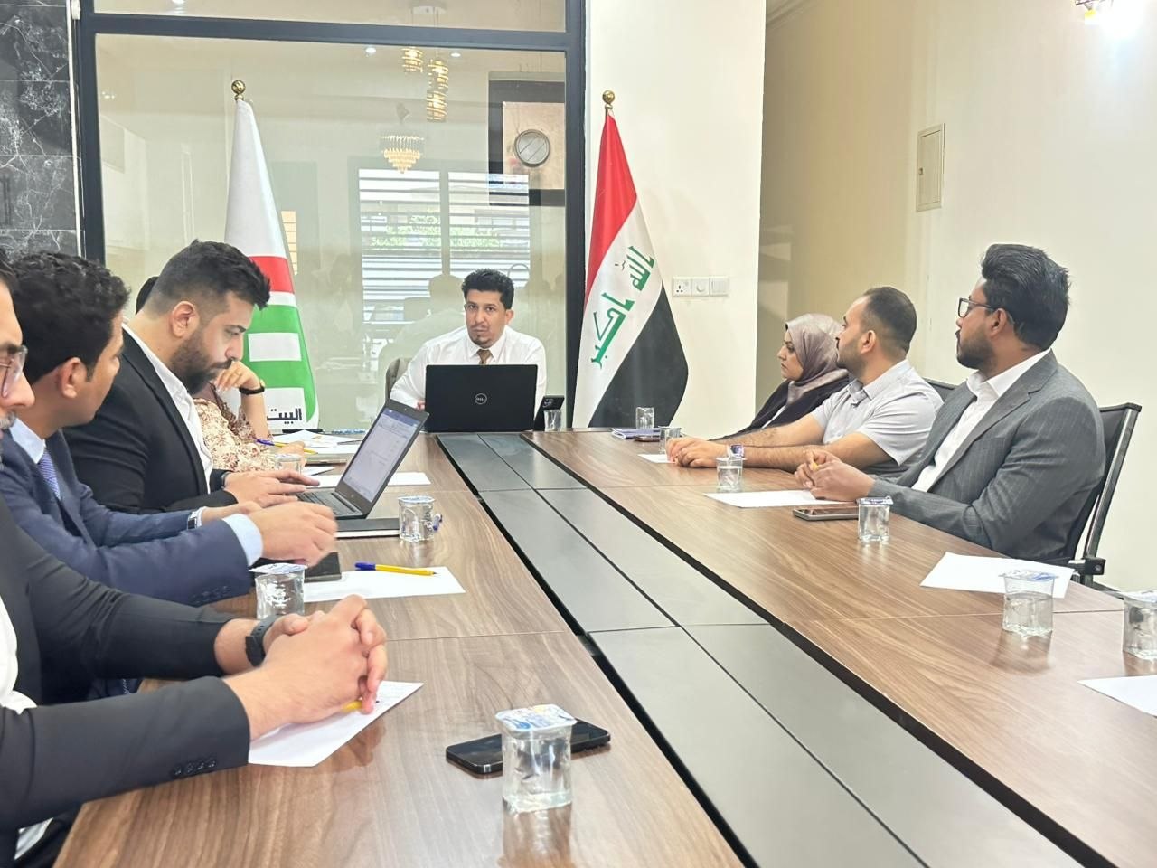 البيت الوطني يعقد إجتماعه الدوري في مقر الحزب ببغداد