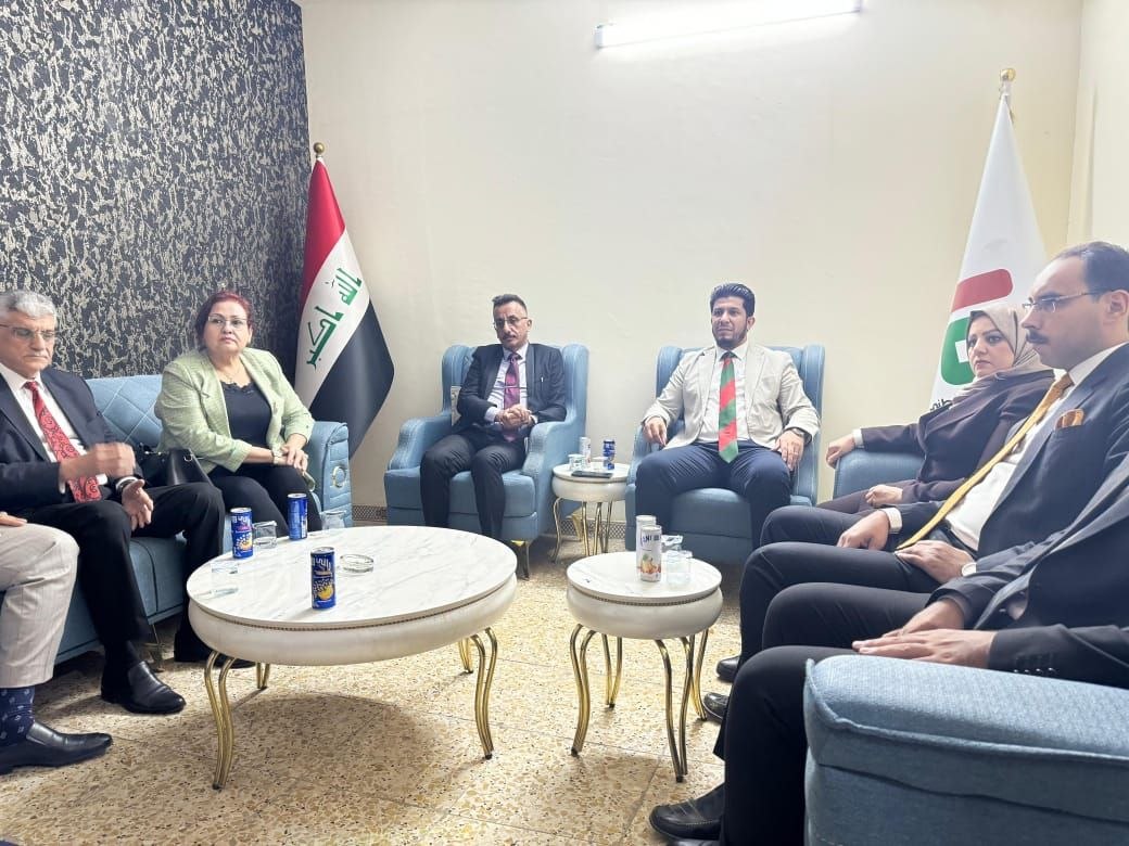 البيت الوطني يستقبل وفد التيار الديمقراطي.
