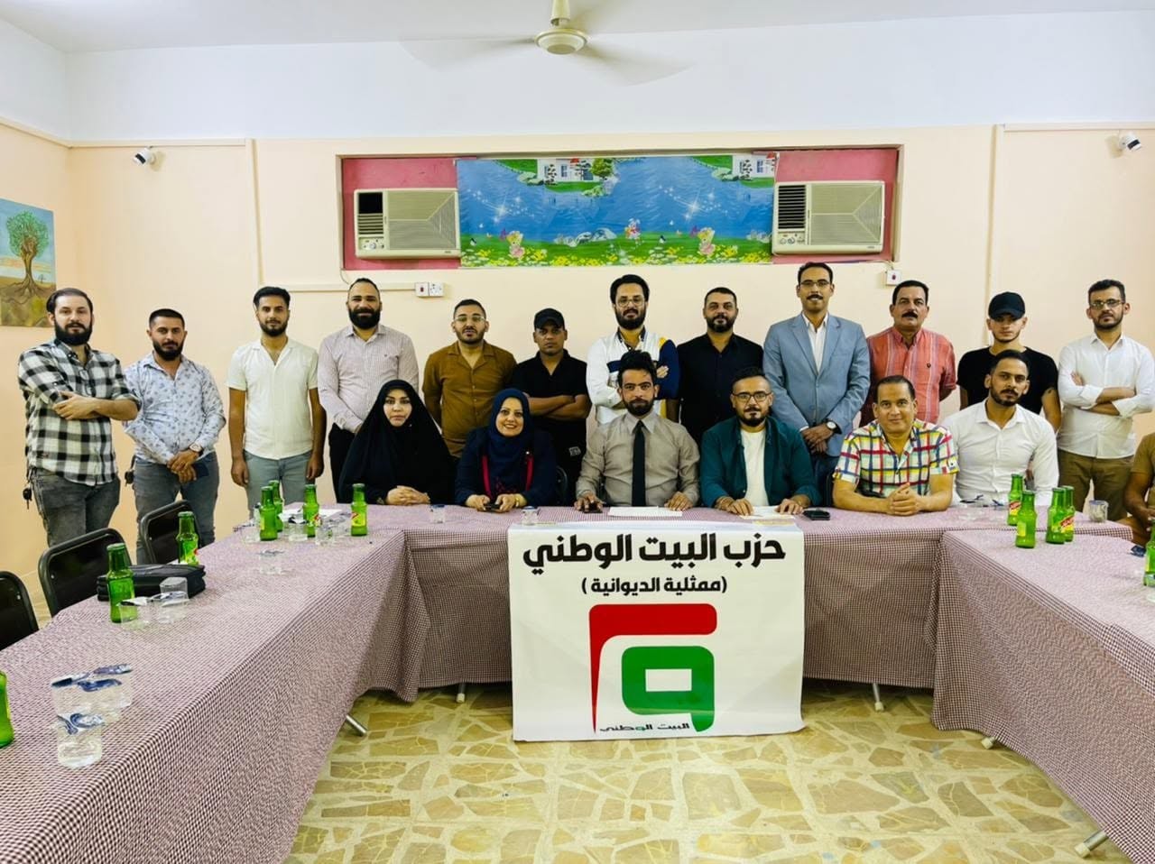 نائب الامين العام للبيت الوطني يلتقي تنظيمات الحزب في الديوانية