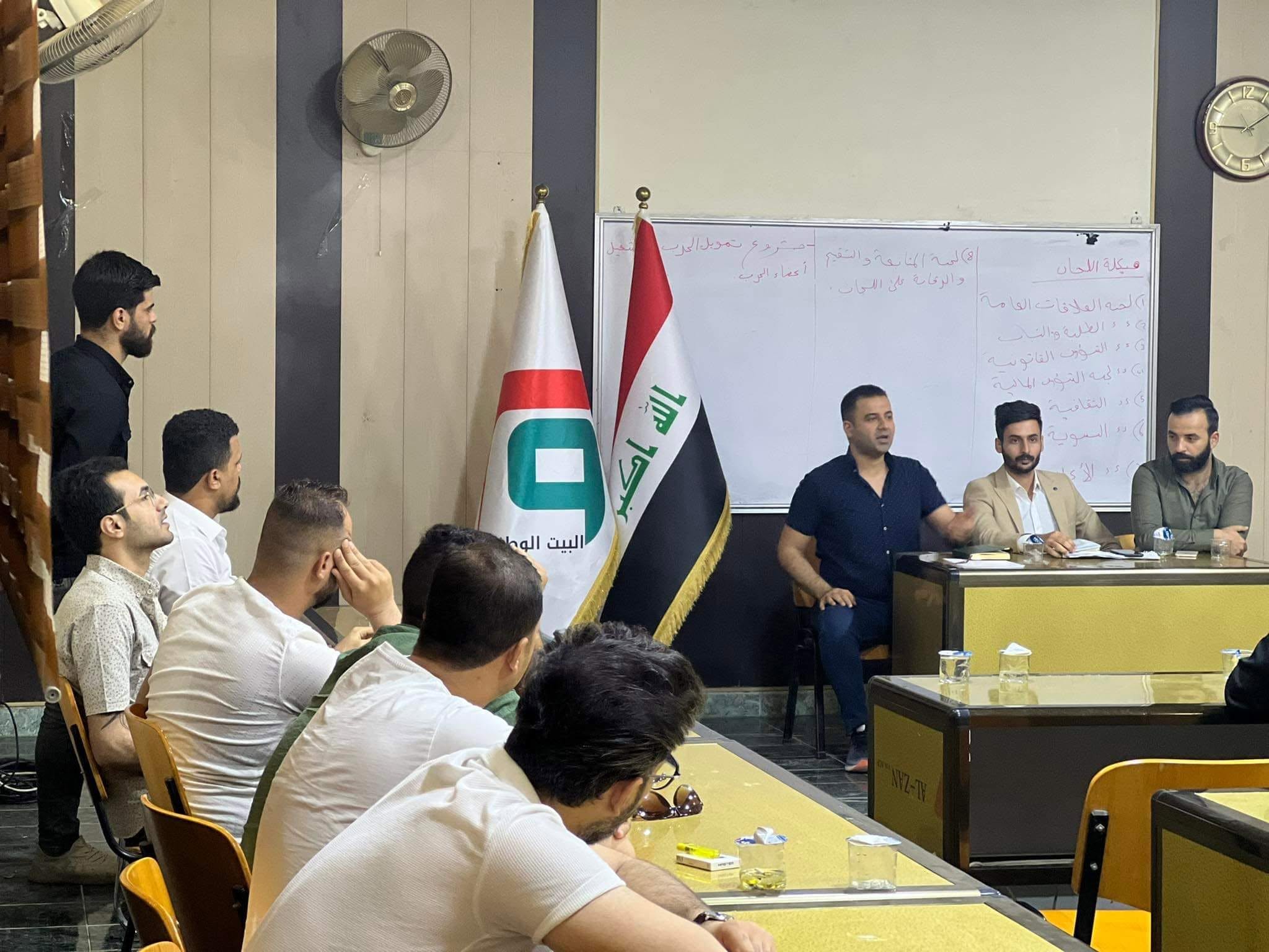 عقد مكتب البيت الوطني في بابل اجتماعه اليوم بتأريخ ٢٠٢٢/٨/١٩.