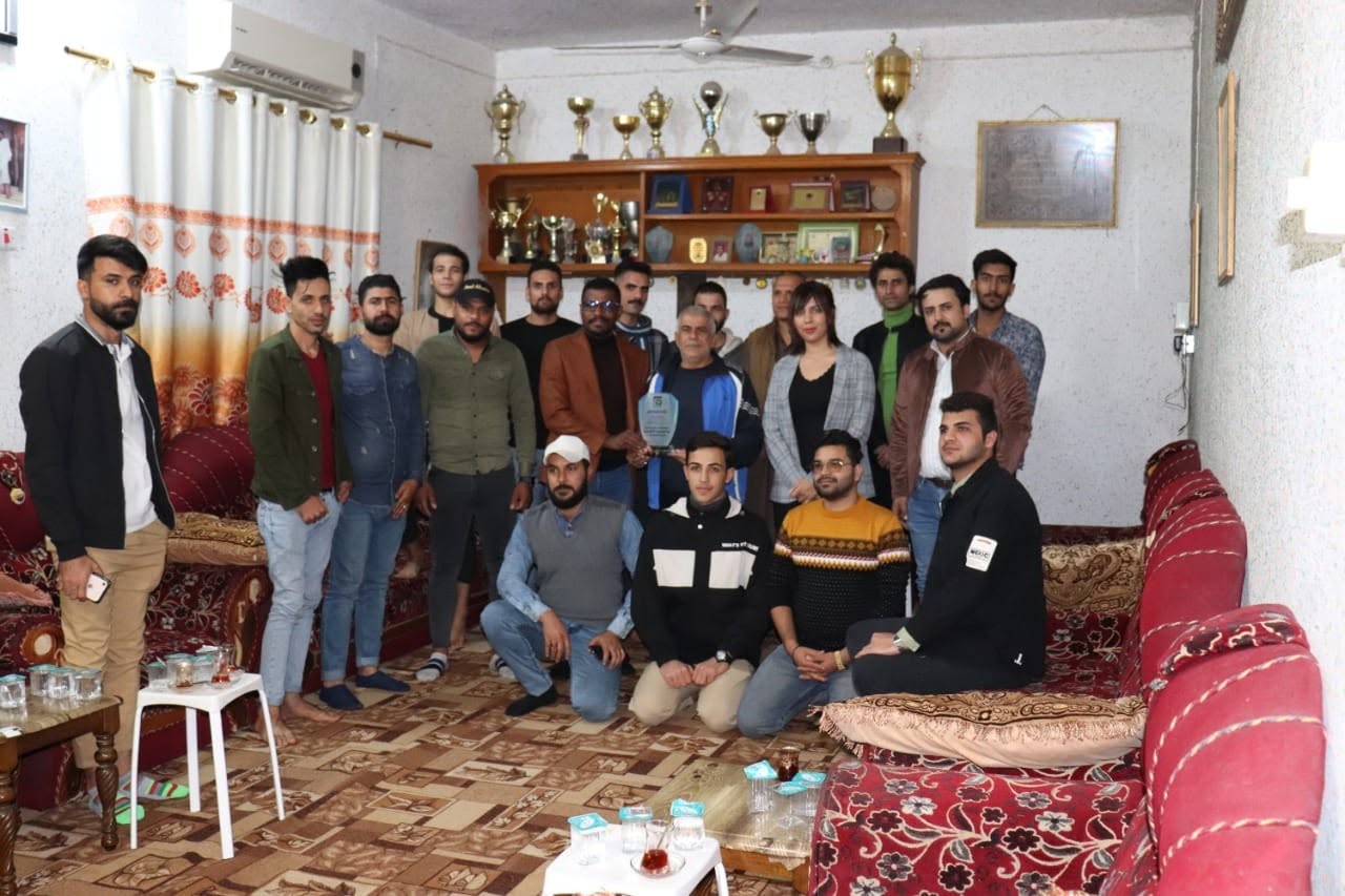 البيت الوطني في البصرة يكرم نادي الشهداء بمناسبة تأهله للدرجة الممتازة لكرة الطائرة