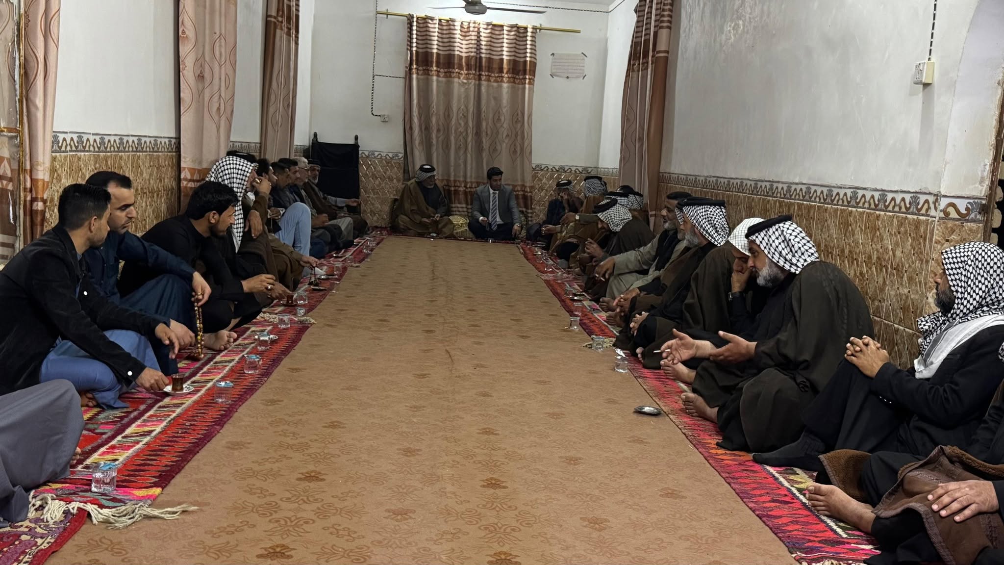 الامين العام يزور قرية الثكل في قضاء النصر