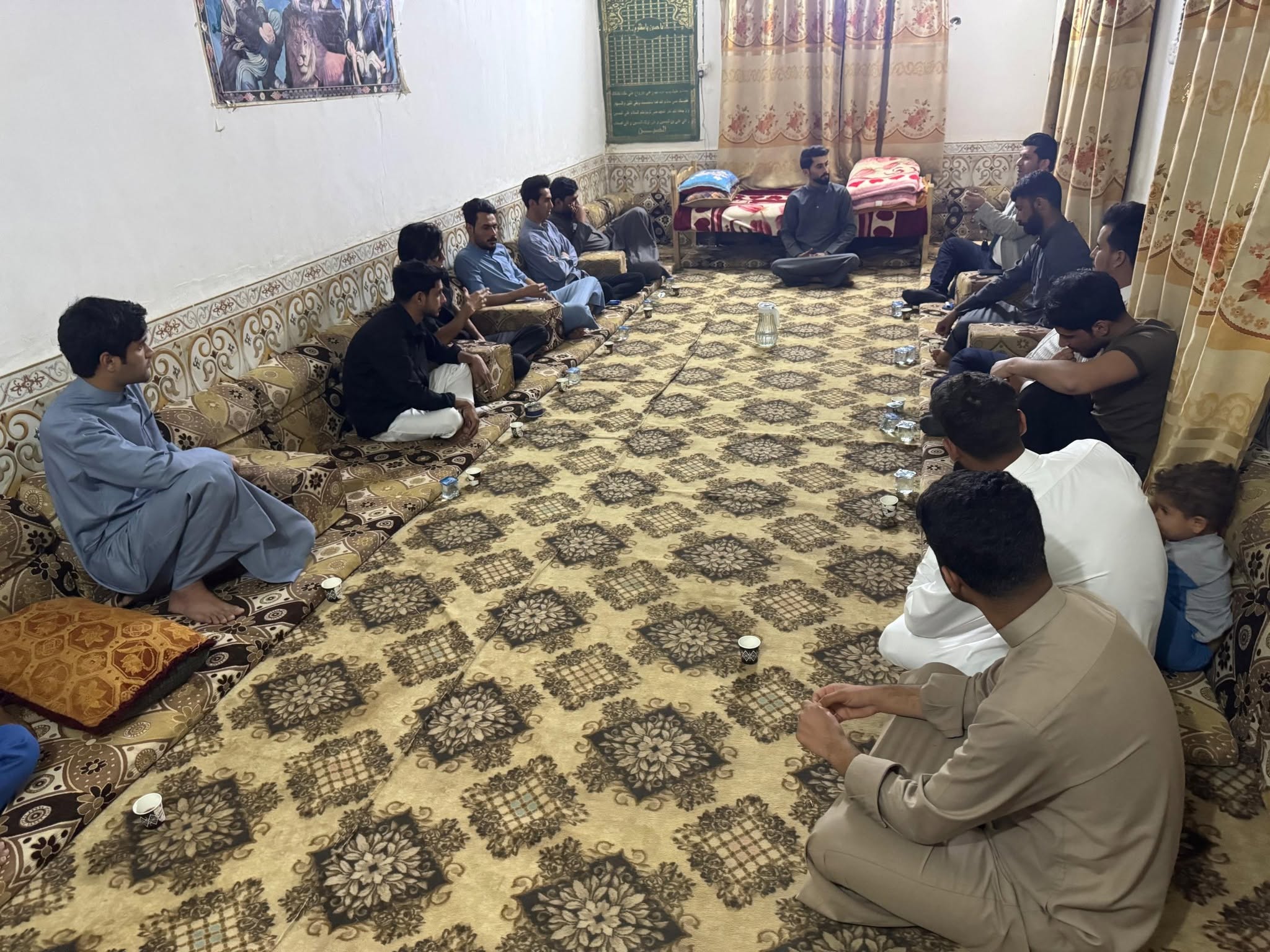 الامين العام يزور قرى قضاء النصر في ذي قار