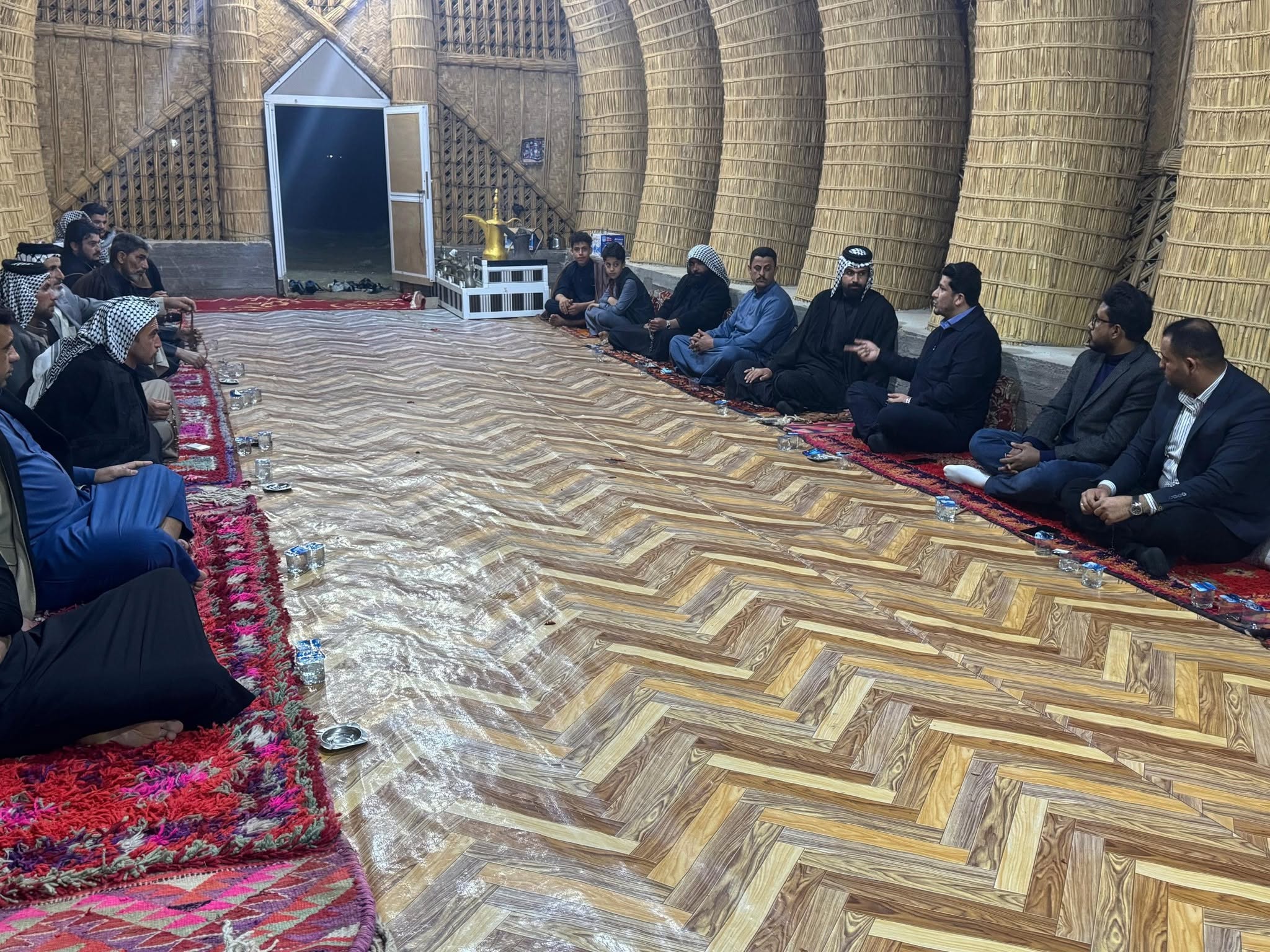 البيت الوطني يزور قرى الغراف عشائر خفاجة