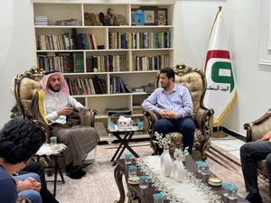 البيت الوطني يستضيف الشيخ غزوان المنشد شيخ قبيلة الفضول الغزي